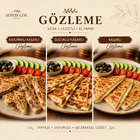 GÖZLEME ÇEŞİTLERİ 