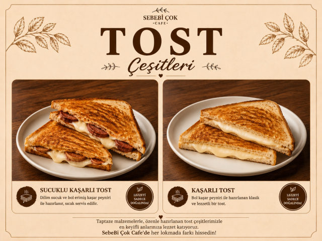 TOST ÇEŞİTLERİ 